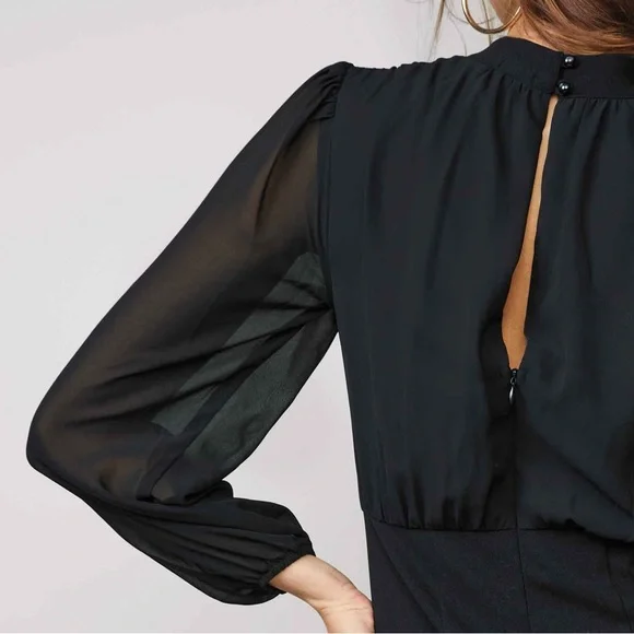 Studio 1886 Sheer Back Dress - Picture 5 of 10